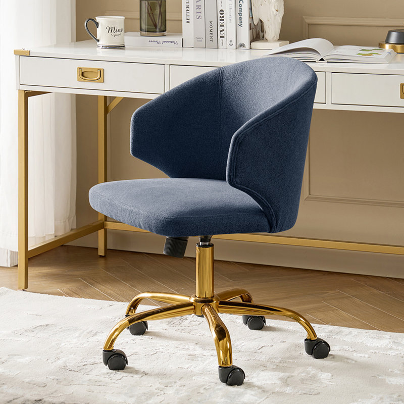 Mercer41 Auric Modern Tilting Upholstered Home Office Chair with 360